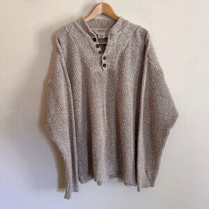 Eddie Bauer Oatmeal Sweater – Made in USA – Men's Size Large Tall